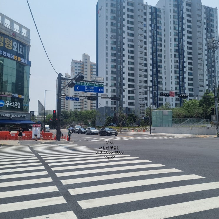  8호선 장자호수공원역 사거리 240610