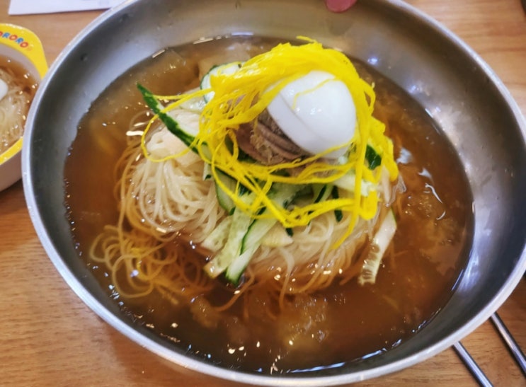  다대포 낫개 밀면 맛집 가온밀면 다대포점 육즙팡손만두