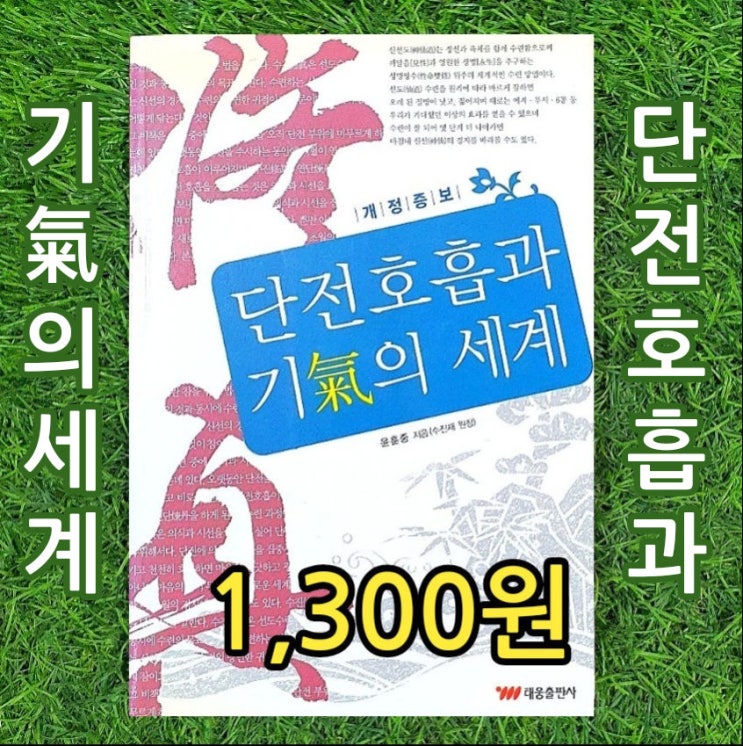  단전호흡과 기氣의 세계 1,300원 윤훈중 단전호흡법 수진비결 선도 신선도 수련, 선도사상 수련원리 심신 수련방법 행법 사상원리 단전기혈 수진재 오진재 원장 중고책