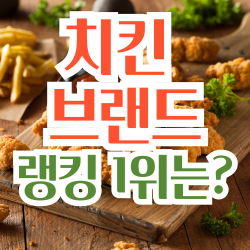  치킨 브랜드 순위 1등은 어디일까?