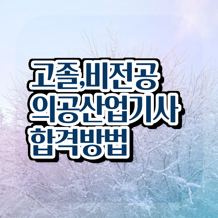  의공산업기사 자격증 의공산업기사 시험응시조건 인강만 듣고 단기간에 성공한 팁