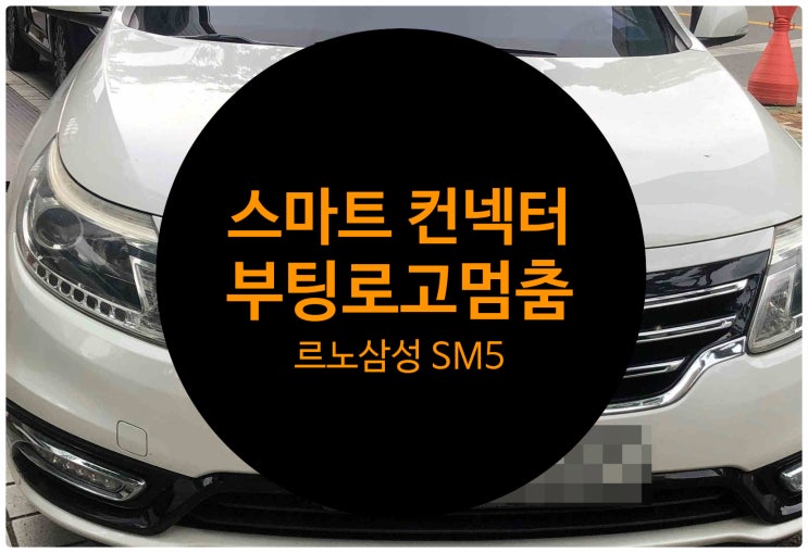  르노 삼성 SM5 차량 부팅 시 스마트 커넥트 클론 로고 멈춤 증상으로 고장 원인 파악하여 수리 완료 전남 목포