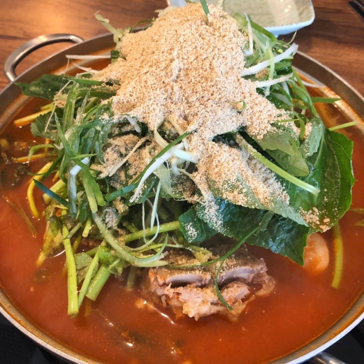  인천대입구역술집 본대가 곱창미나리감자탕 송도맛집 네 번째 방문