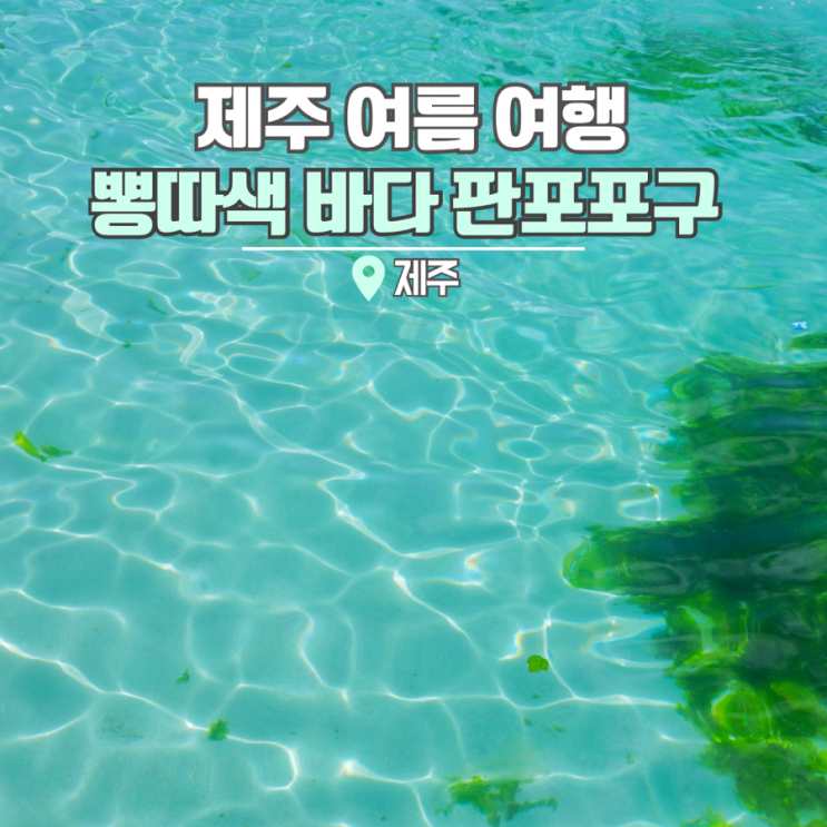  제주 여름 여행 물때 확인 후 들른 판포포구와 잉겅 흑돼지 맛집