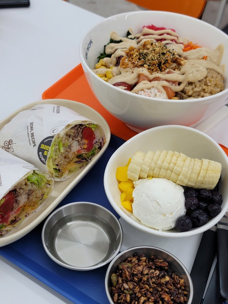  목포샐러드맛집 보울레시피 하당점 포케 샐러드 다이어트 외식메뉴