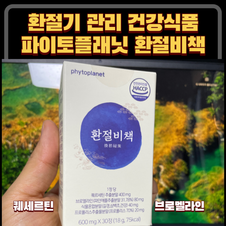  환절기 영양제 환절기 관리 : 파이토플래닛 환절비책