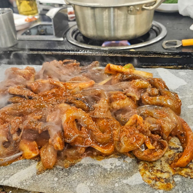  야당 맛집 - 조개정육점 파주야당점 (조개,주꾸미,고기 무한리필) 단체 회식 모임