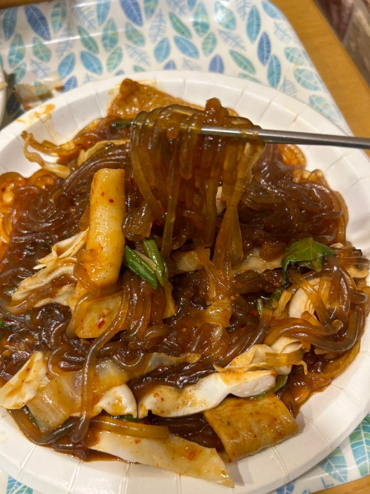  신도림역 간단히 먹기 좋은 맛집 또치 열잡채 오코노미야끼