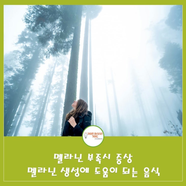  멜라닌 부족시 증상과 멜라닌 생성에 도움이 되는 음식