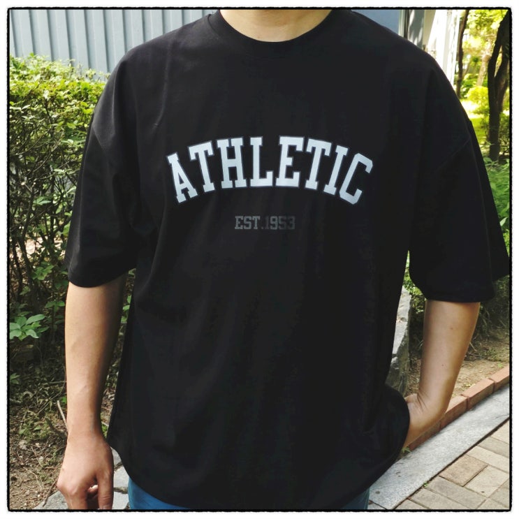 무지개큰옷 남자빅사이즈 오버핏 티셔츠 애틀래틱 반팔티셔츠 착용리뷰 무지개큰옷 남자빅사이즈 오버핏 티셔츠 애틀래틱 반팔티셔츠 착용리뷰