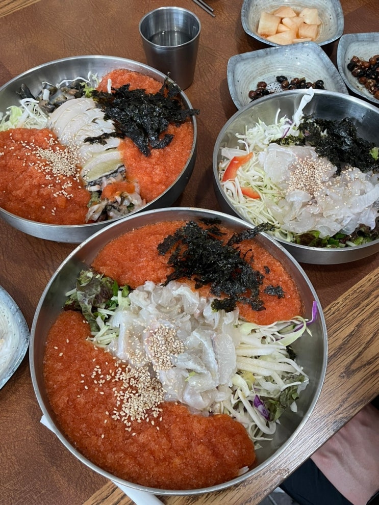  남해 맛집, 물회 전복죽 맛집 남해 전복 물회