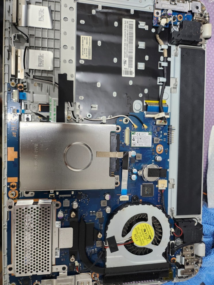  금암동컴퓨터수리 전주 금암동고객님 삼성노트북 SSD업그레이드 건입니다