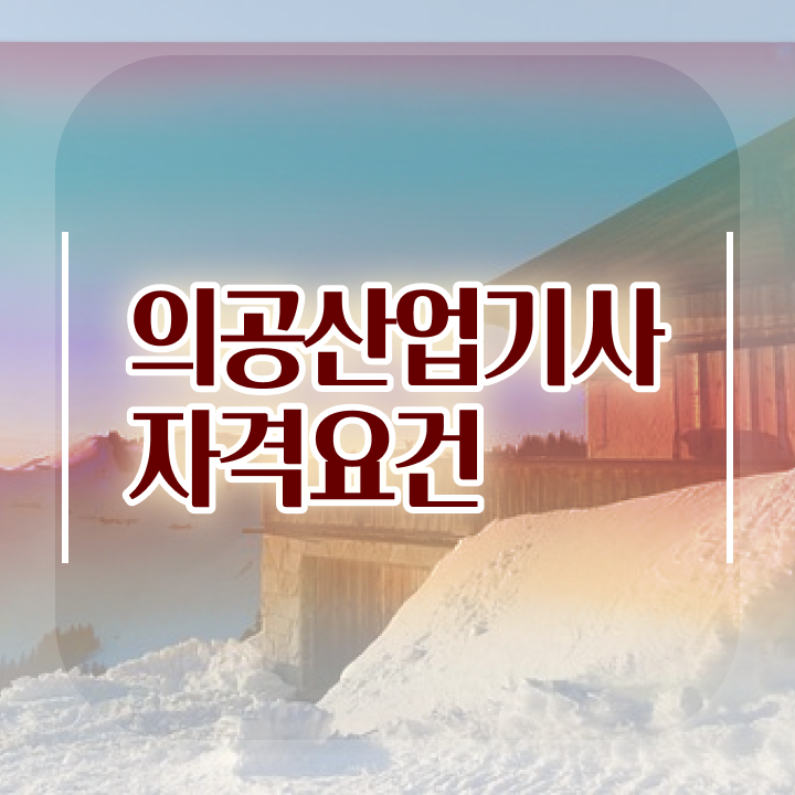  의공산업기사 직업 의공산업기사 자격요건 온라인 수업으로 15주만에 준비한 전략