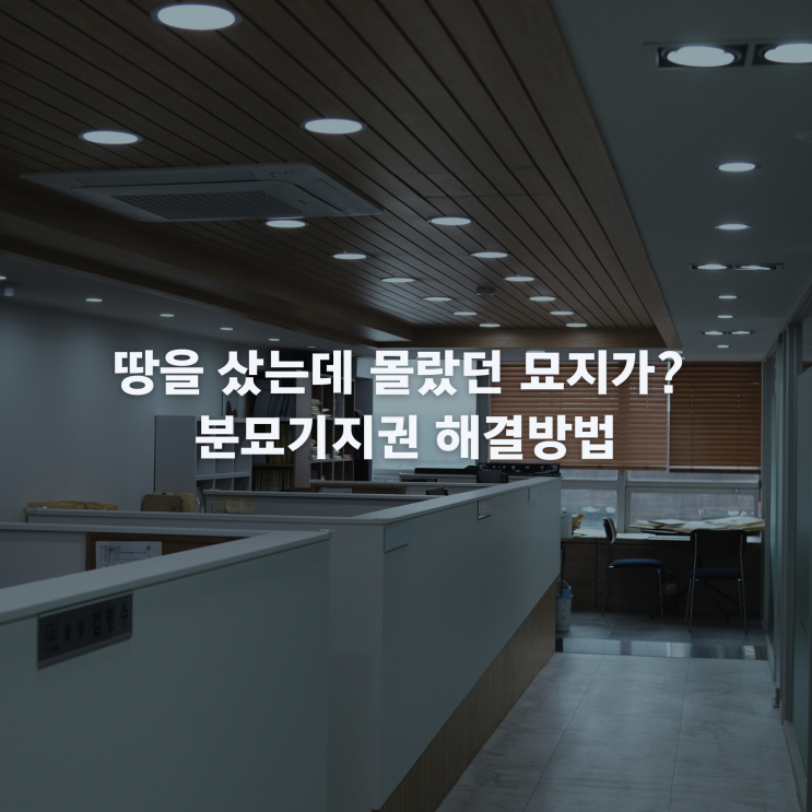  땅을 샀는데 몰랐던 묘지가? 분묘기지권 해결 방법