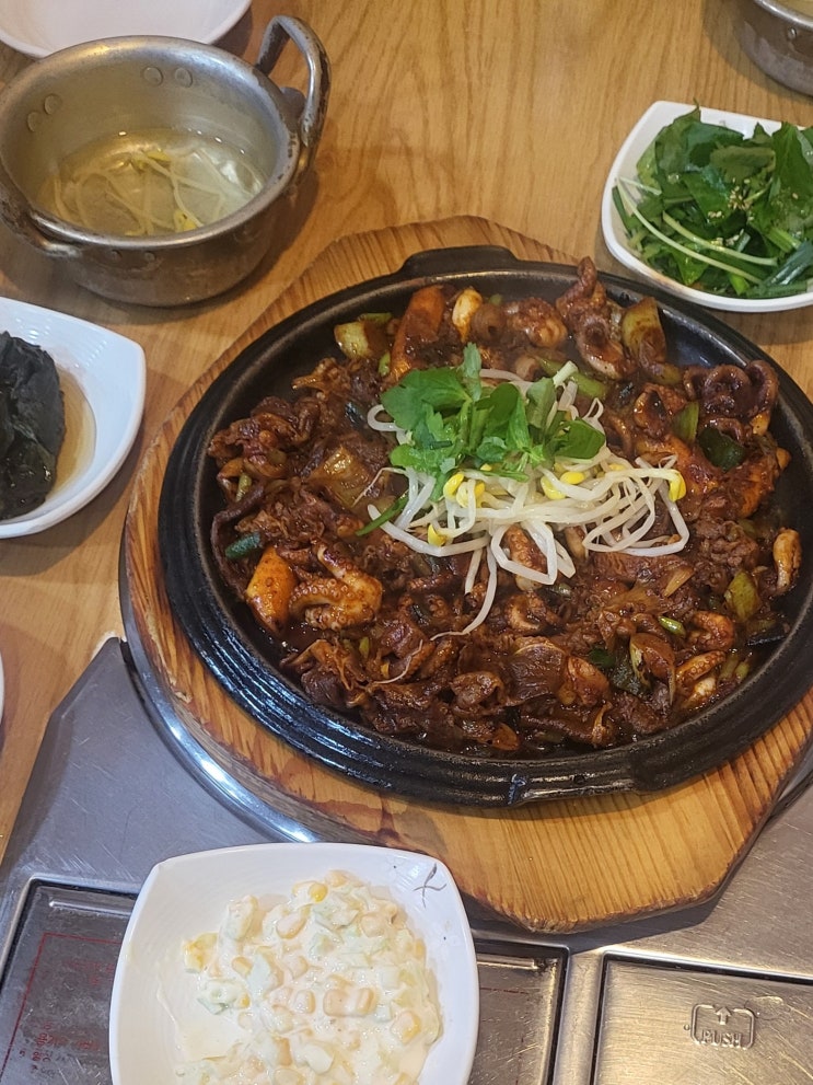  용산 쭈꾸미 맛집 쾌걸쭈꾸미 이촌점! 불향 가득한 직화 쭈꾸미 너무 맛있어요~