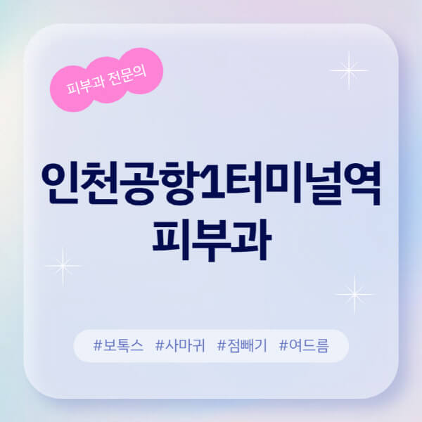  인천공항1터미널역 피부과 추천 및 후기 | 정보알아컴