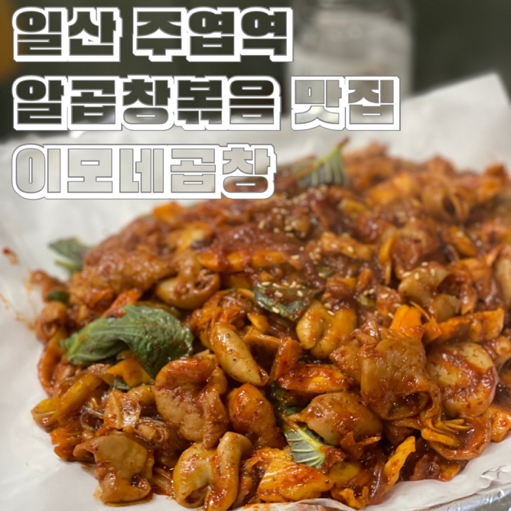  일산 알곱창 맛집 주엽역 이모네곱창 매콤한 곱창볶음과 야장 감성