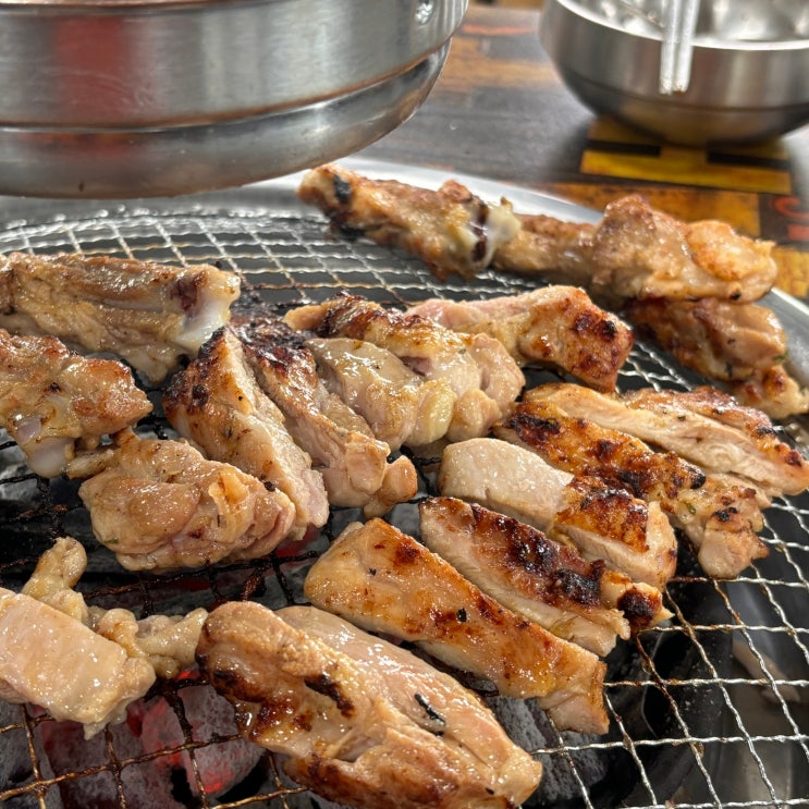  춘천역 맛집, 레고랜드 근처 숯불 닭갈비구이 장미공원화로숯불구이