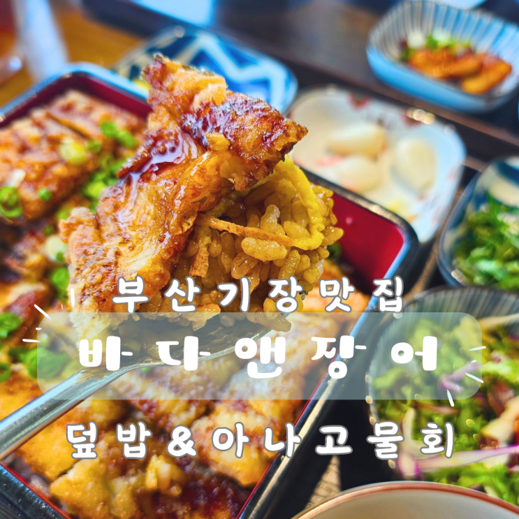  부산 기장 일광 맛집 바다앤장어 장어덮밥, 아나고물회 여름 보양식