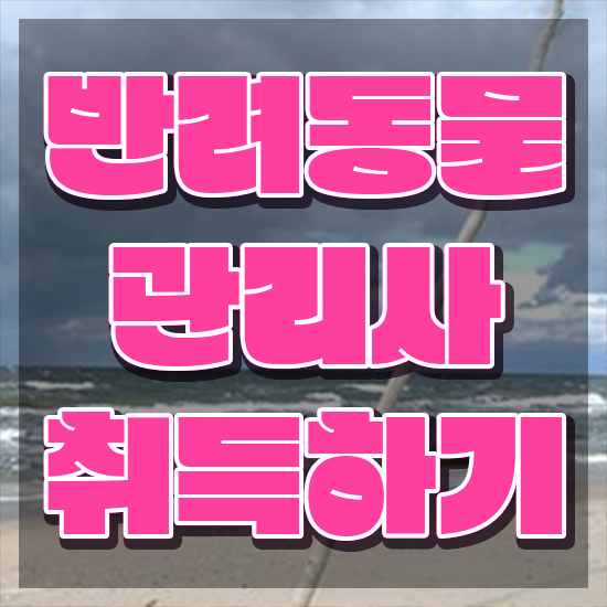  , 반려동물관리사 자격증 준비한 방법 핵심 정보 가득
