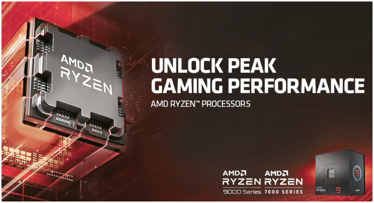  AMD 라이젠 9000 "Zen 5" CPU, 라이젠 7000X3D "Zen 4"보다 게임에서 빠르지는 않을 것