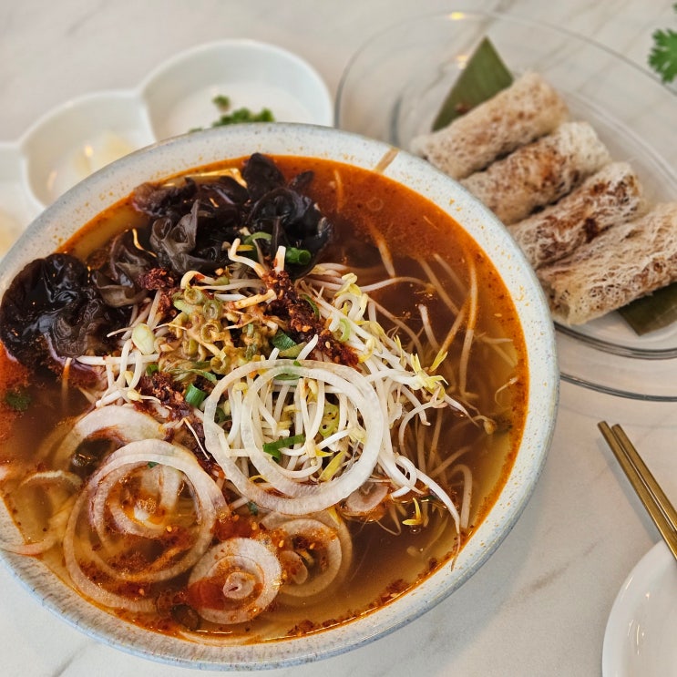  울산 송정 푸짐한 쌀국수 맛집 포비엣 마라쌀국수 후기