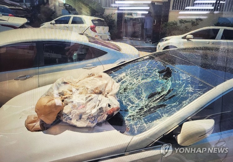오물풍선에 車유리 박살…보험사 "본인 일부부담·1년 할인유예" 오물풍선에 車유리 박살…보험사 "본인 일부부담·1년 할인유예"