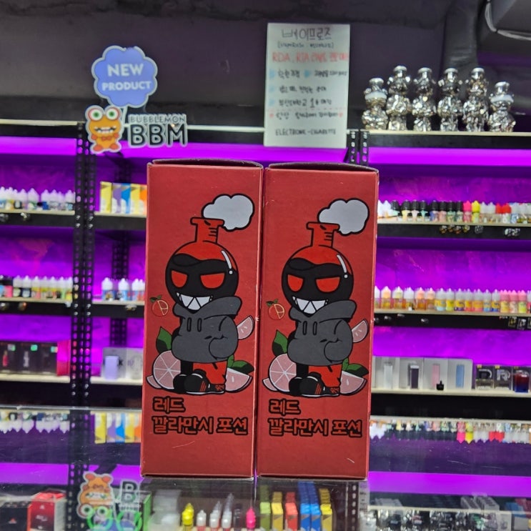  부산대전자담배 상큼하면서 달콤한 매도포션 레드깔라만시포션 입호흡액상