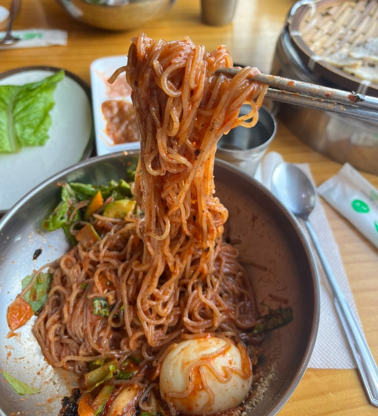  포천 여행 지장산막국수 본점 한탄강 막국수 맛집 내돈내산