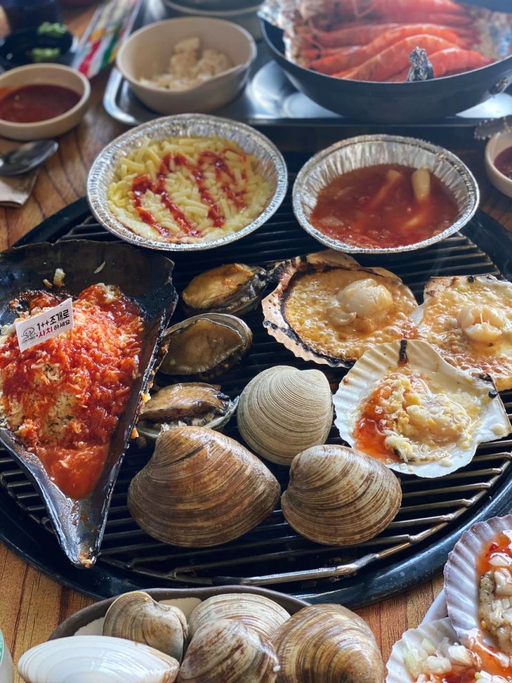  [월미도 전라도대왕조개구이] 내돈내산 무한리필 조개구이맛집 대왕조개구이세트! 주차/꿀팁