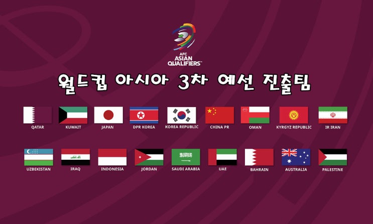 2026 월드컵 아시아 <b>예선</b>에서 <b>축구</b> 남북대결? <b>3차예선</b> 일정... 