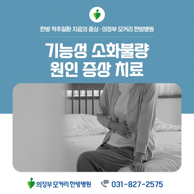  의정부 모커리한방병원 기능성소화불량 원인 증상 치료