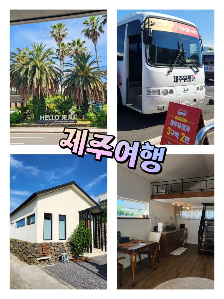  제주여행 제주유레카 렌터카, 애월 다락방 감성숙소 천혜향 이용후기