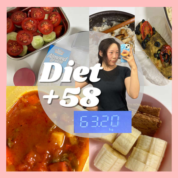  다이어트 58일차 | 유산소데이, 40분 런닝인터벌하고 집가서 기절