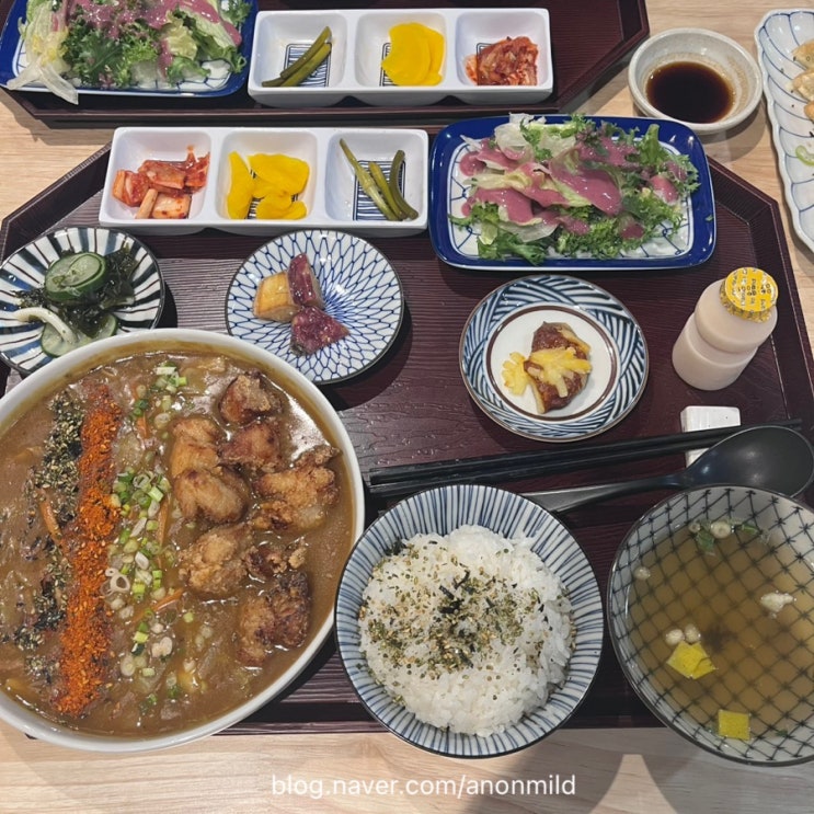   세종일식정식_건강한 한끼, 혼젠에서 가라아게커리를 식사 후기 
