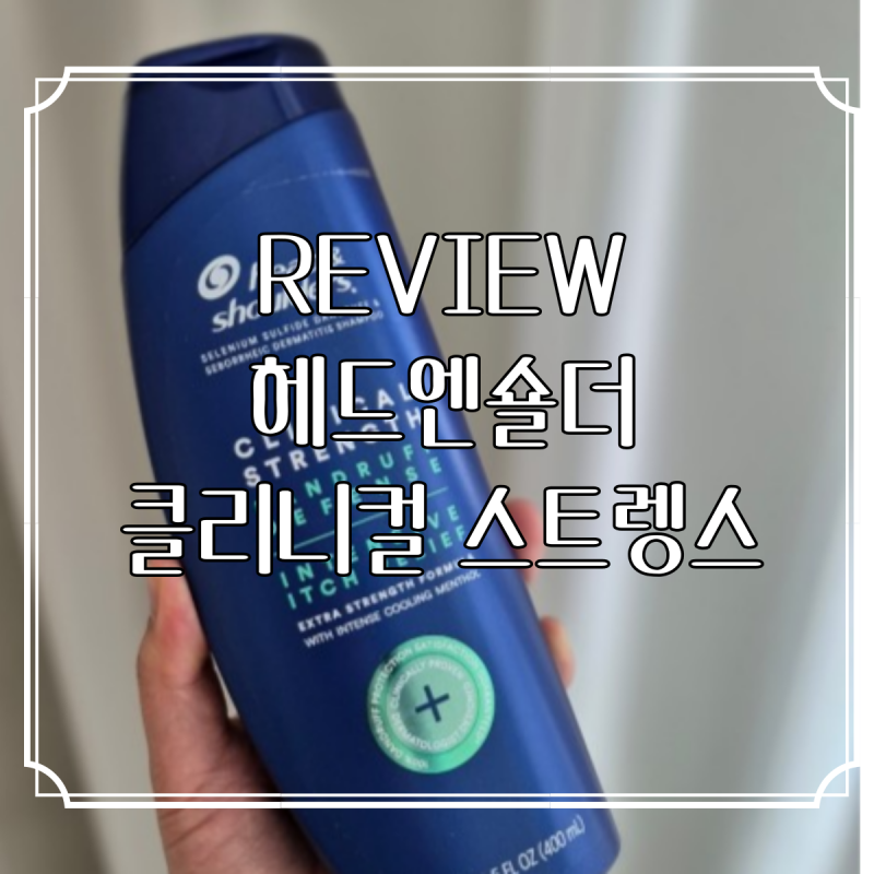 리뷰:: 헤드 엔 숄더 클리니컬 스트렝스 + 지루성 두피에 추천!!