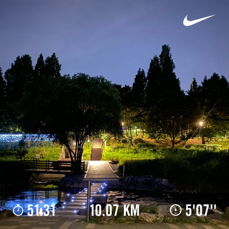  러닝로그_240611 오랜만에 Fun run 10km