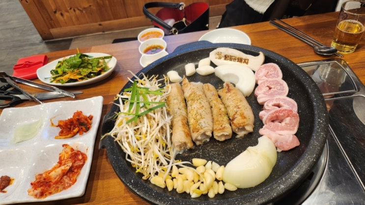  서산 호수 공원 돼지 막창, 삼겹살 맛집 용감한 돼지! 막창 강추