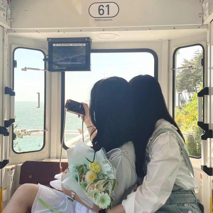  부산 해운대 블루라인파크 스카이캡슐 탑승 후기 대기시간