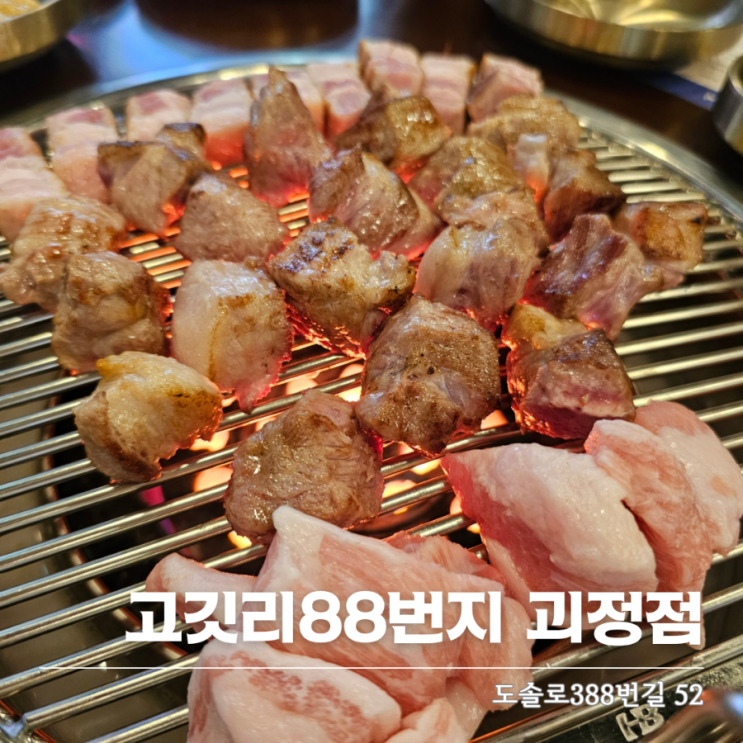  대전 용문역 롯데백화점 근처 괴정동맛집 고깃리88번지