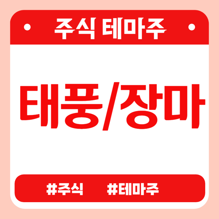  주식테마 -  태풍/장마(뉴보텍,파루,대동,동방아그로) 관련주 테마주 주가 분석 및 미래 투자 전망