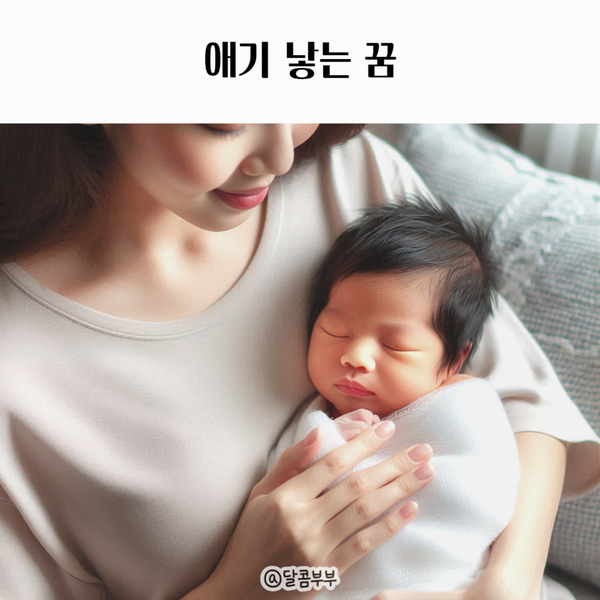 애기 낳는 꿈 해몽 내가 친구가 엄마가 아기 낳는 꿈