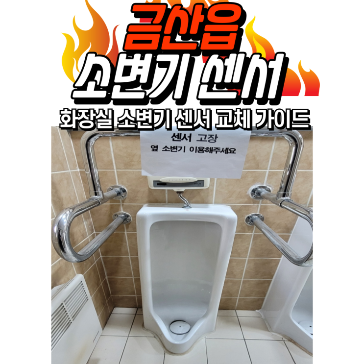  금산읍 초등학교 소변기 센서 교체 가이드