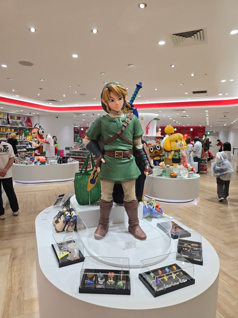 오사카 닌텐도 - 젤다 왕눈 신상 굿즈 구경 : 네이버 블로그