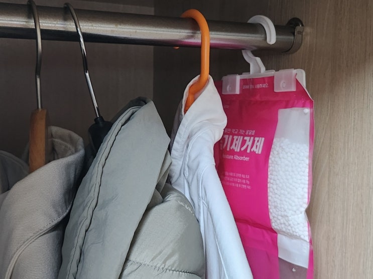  옷걸이형 습기제거제 무궁화 옹달샘 옷장관리 후기
