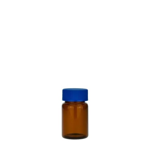  [유리초자] 15 ml 엠버 샘플 바이알 & 스크류 캡 15 ml Amber Storage Vial & Screw cap