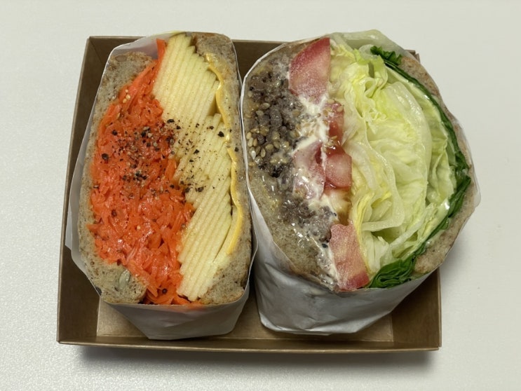  삼송역 파파스샌드위치 신선한 야채가 가득 들어있는 힐스몰 샌드위치 맛집