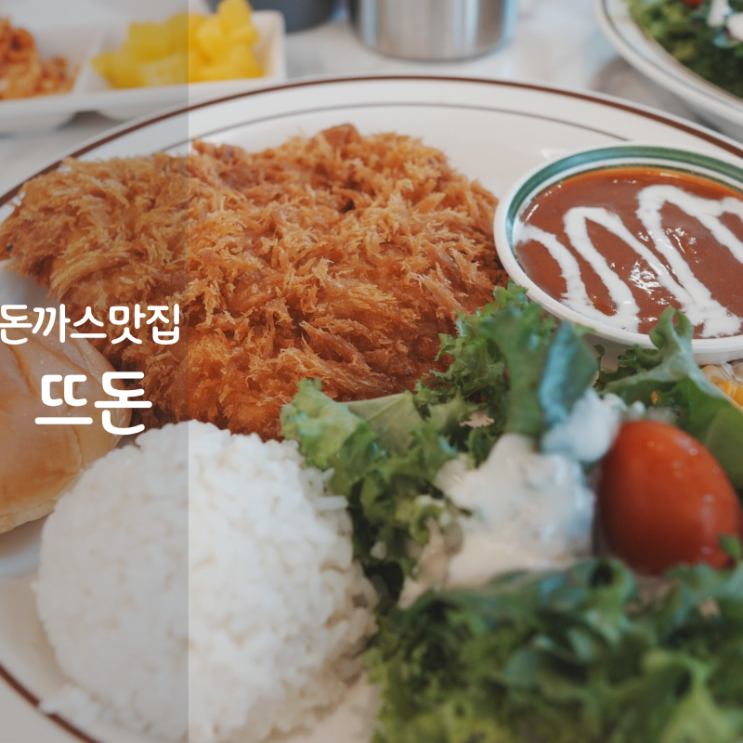  1동탄 뜨돈 크림파스타 샐러드파스타 수제 돈까스 맛집