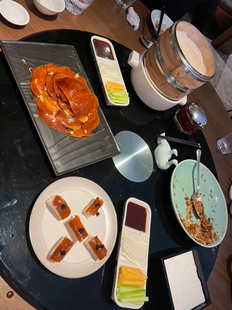  중국, 상해 6년 연속 미슐랭 북경오리 맛집 예상하이 chope 예약 및 예약 변경