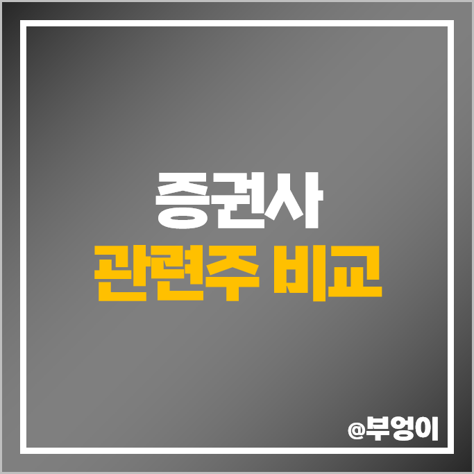 국내 증권주 금융주 키움증권 유안타증권 주식 삼성증권 주가 국내 증권주 금융주 키움증권 유안타증권 주식 삼성증권 주가